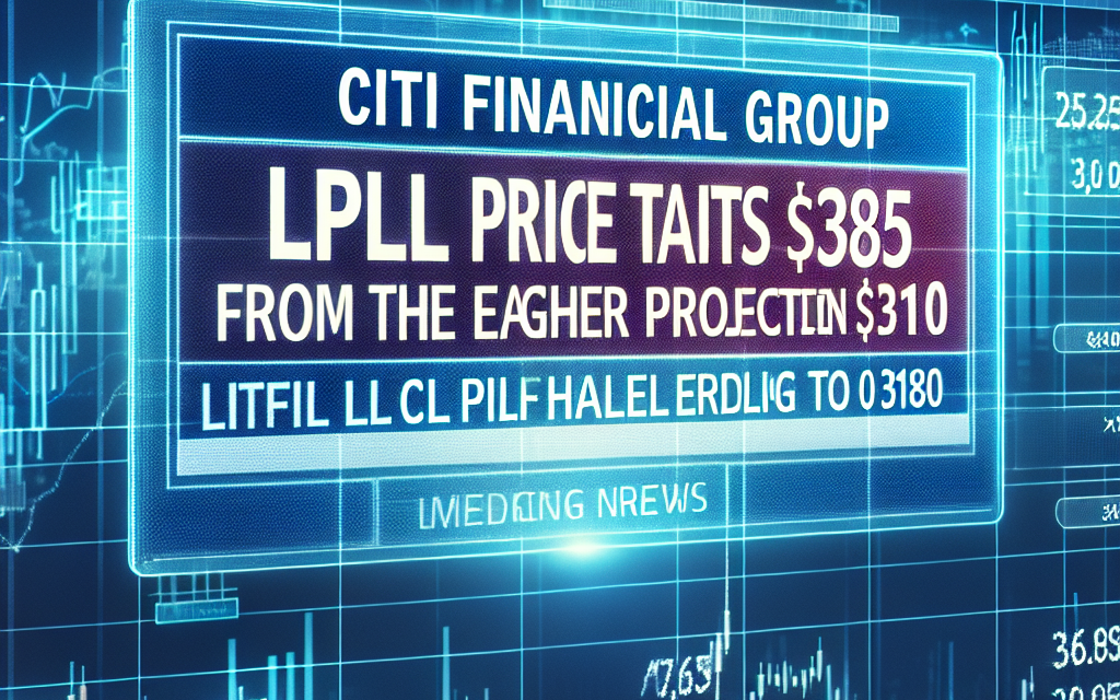 Citi Increases LPL Financial Price Target to $385 from $310