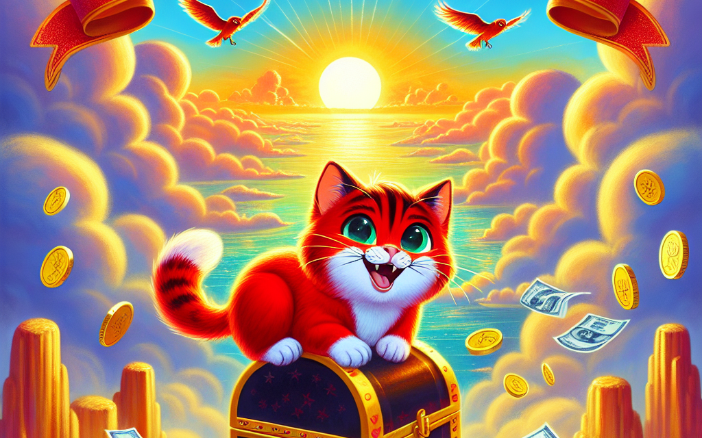 Soaring Success: The Red Cat’s Big Money Adventure