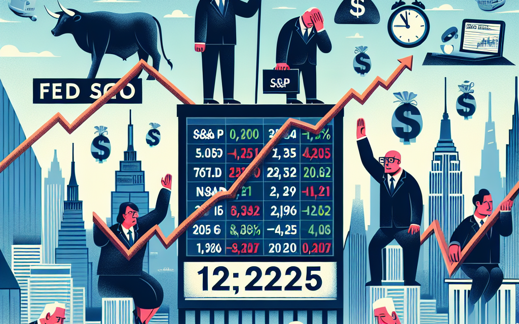 S&P 500 and Nasdaq Decline as Investors Reassess 2025 Fed Rate Cut Expectations