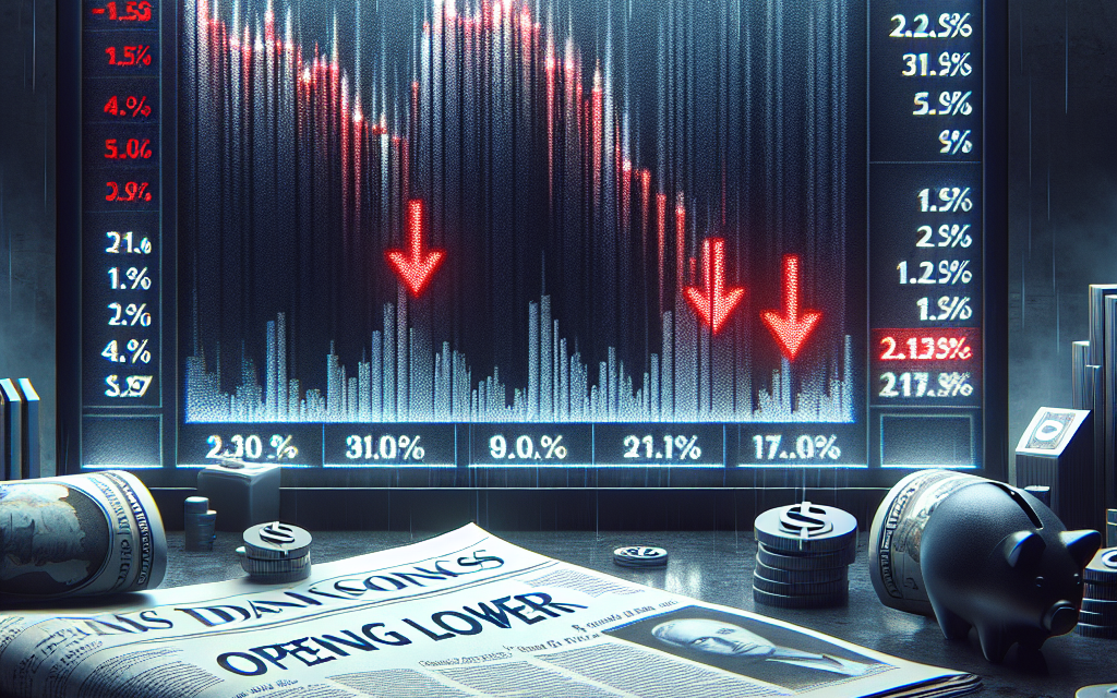 Stocks Open Lower Ahead of This Week’s Inflation Data, Bank Earnings