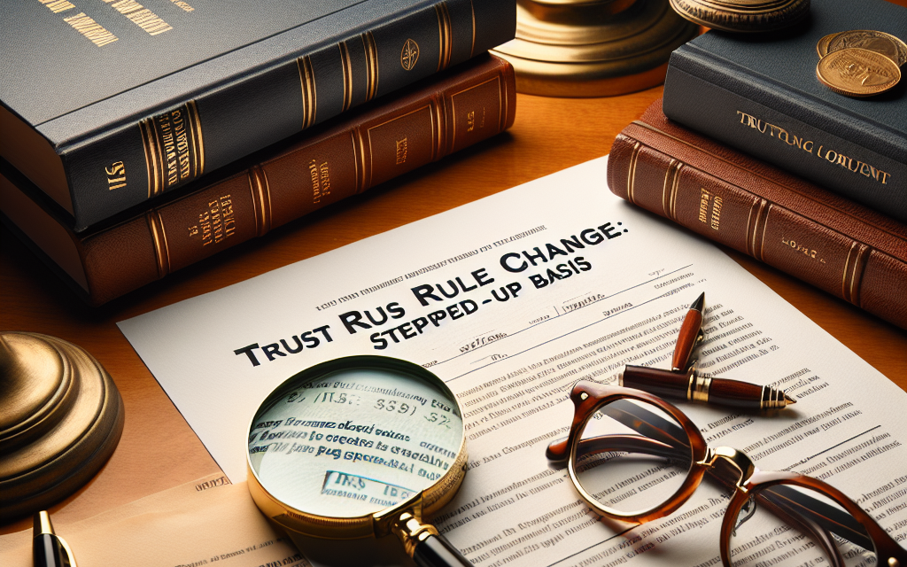 The IRS Changed This Trust Rule Pertaining to the Stepped-Up Basis. Does It Affect Your Estate Plan?