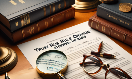 The IRS Changed This Trust Rule Pertaining to the Stepped-Up Basis. Does It Affect Your Estate Plan?