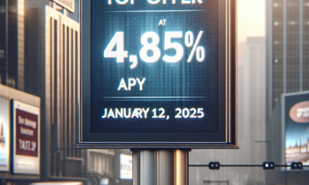 Today’s Money Market Account Rates: Top Offer at 4.85% APY (January 12, 2025)