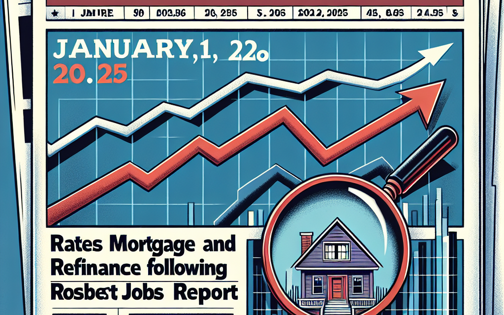 Today’s Mortgage and Refinance Rates: January 11, 2025 – Rates Rise Following Robust Jobs Report