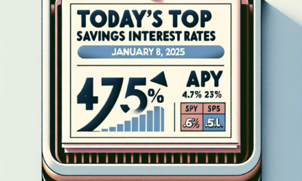 Today’s Top Savings Interest Rates: January 8, 2025 (Highest at 4.75% APY)