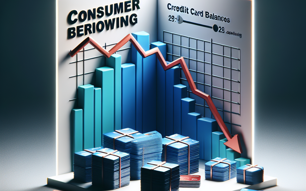 US Consumer Borrowing Declines as Credit Card Balances Fall