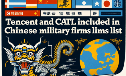 US Includes Tencent and CATL in Chinese Military Firms List