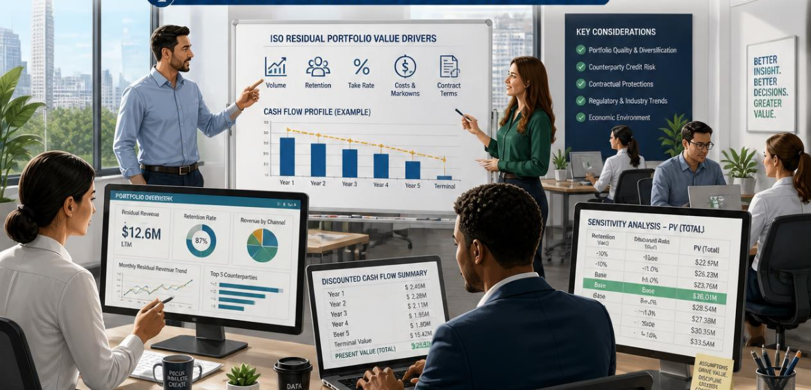 How ISO Residual Portfolios Are Valued in Payment M&A